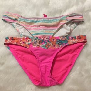 TWO bikini bottoms